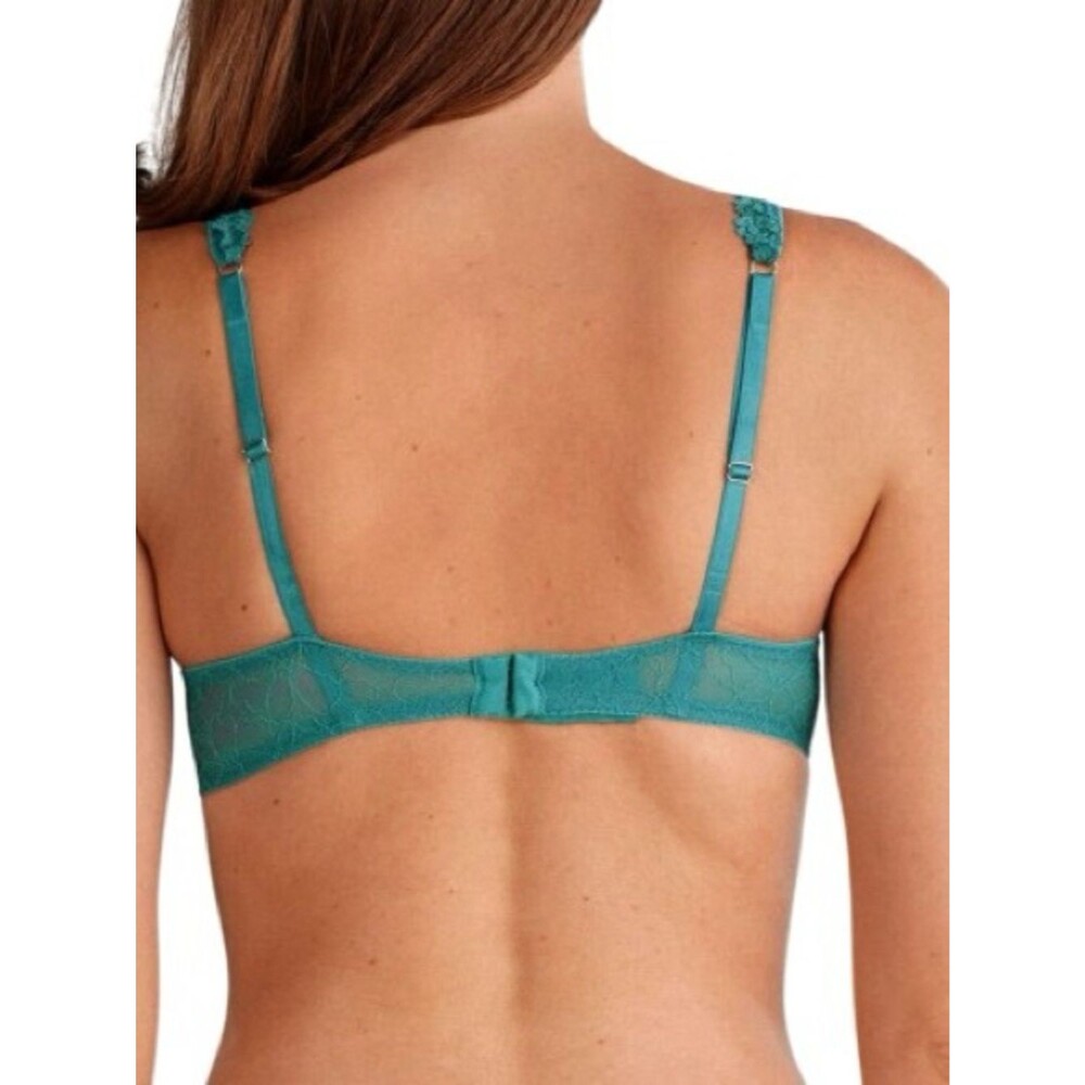 Intimissimi Pretty Flowers Elena Balconnette Bra | Teal/Emerald | Size 34B - Picture 3 of 11